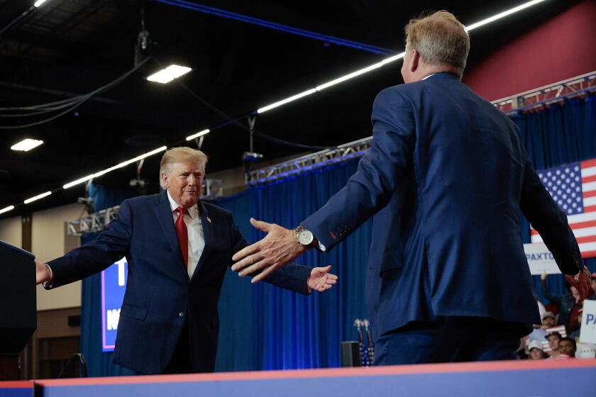 In final push, Trump rallies in red states, offering a rosy and off ...