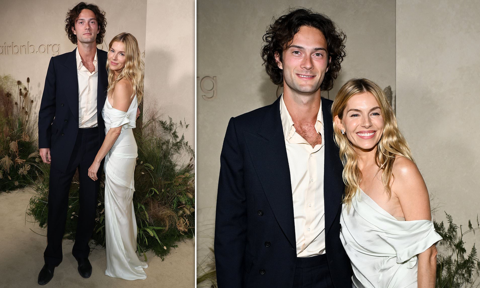 Sienna Miller, 44, enjoys a date night with boyfriend Oli Green, 30, at ...