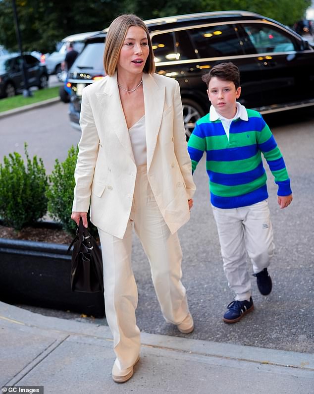 Jessica Biel claims she won't let her son, 11, benefit from nepotism ...