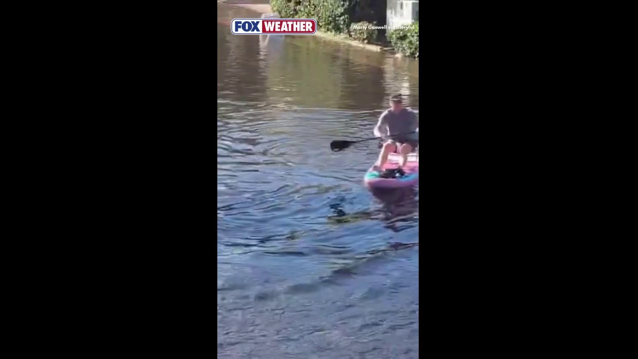 Watch: King tide floods turn San Diego streets into canals