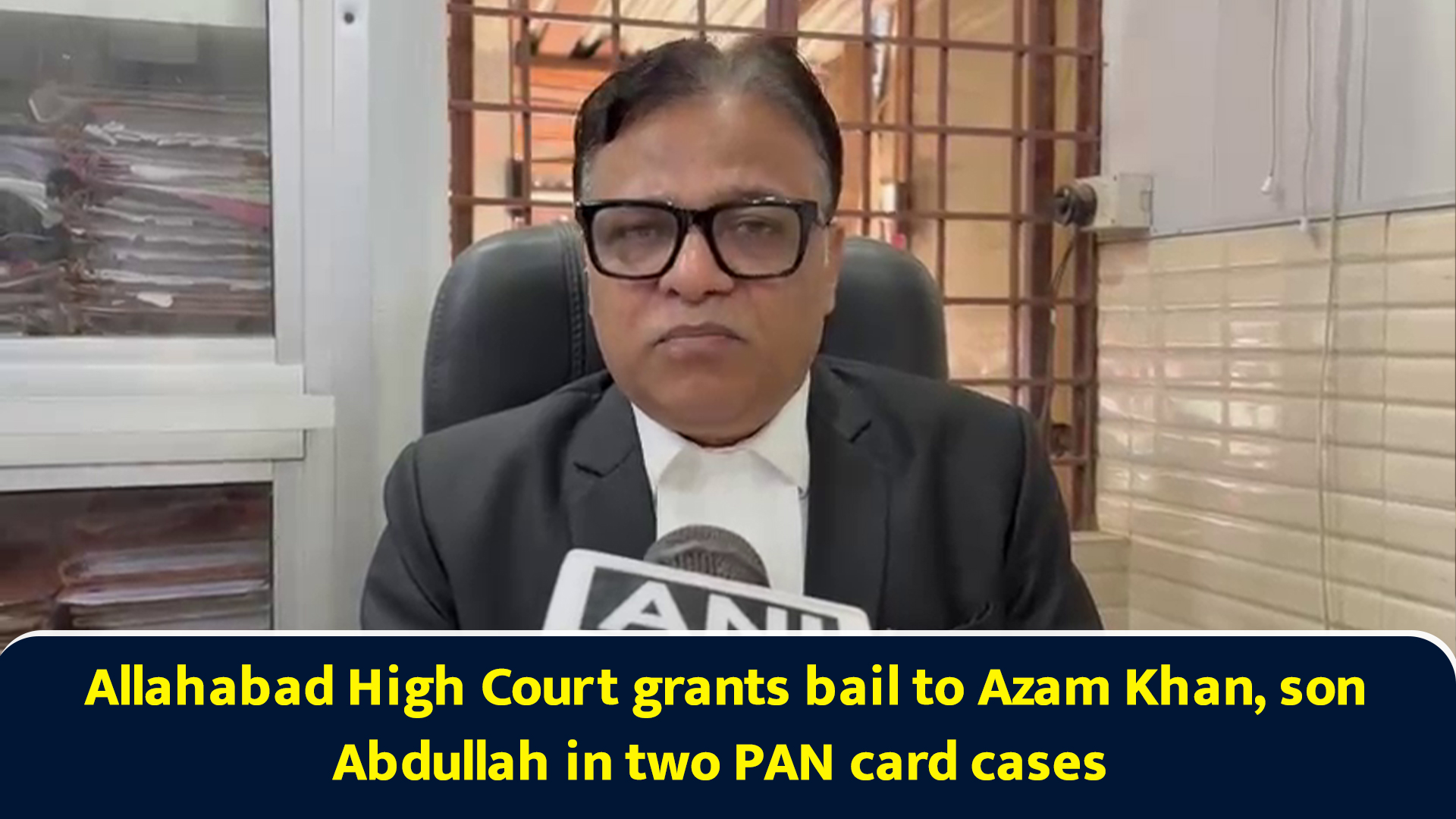 Allahabad High Court grants bail to Azam Khan, son Abdullah in two PAN ...