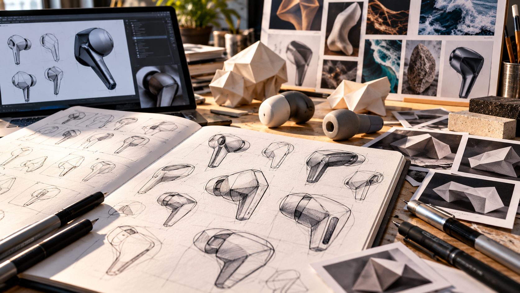 How to generate creative industrial design ideas using abstract sketching