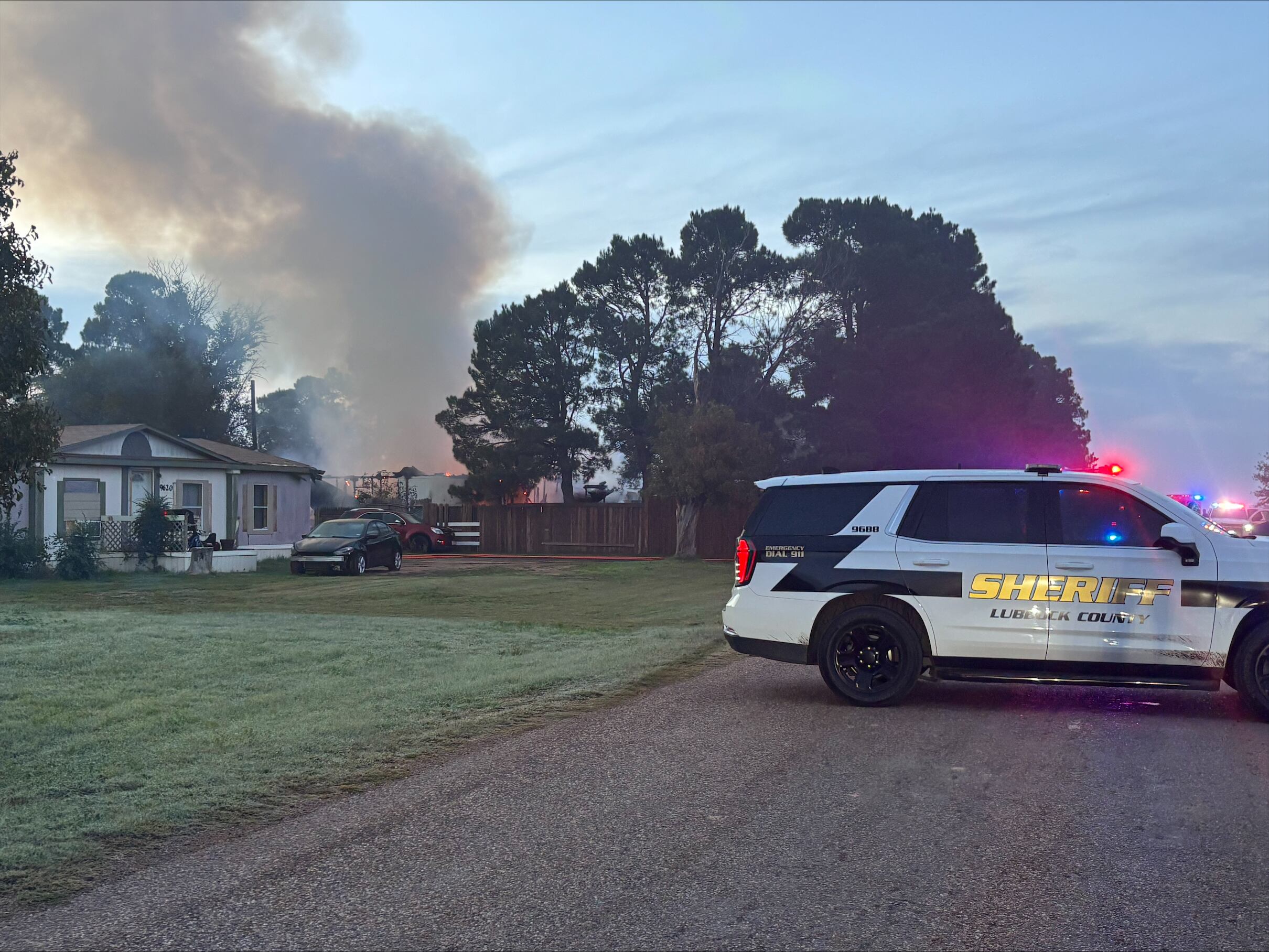 North Lubbock home destroyed in Thursday morning fire