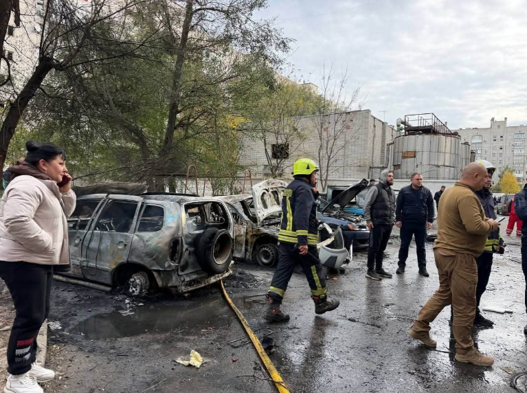 Russian drone hits apartment block in Kremenchuk, injuring 11 ...