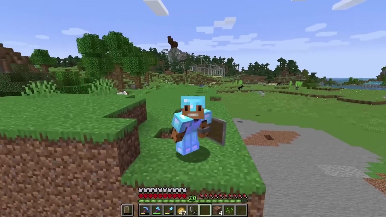 aCookieGod blasts a Minecraft mountain with TNT
