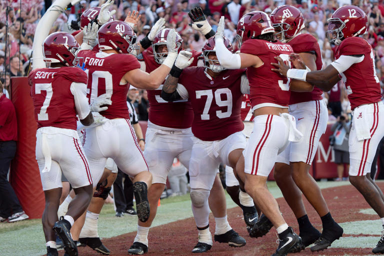 Where Alabama football sits in ESPN SP+, SOS rankings entering week 9