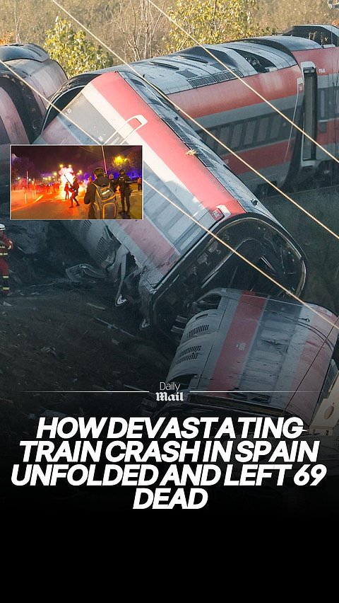 How devastating train crash in Spain unfolded and left 69 dead