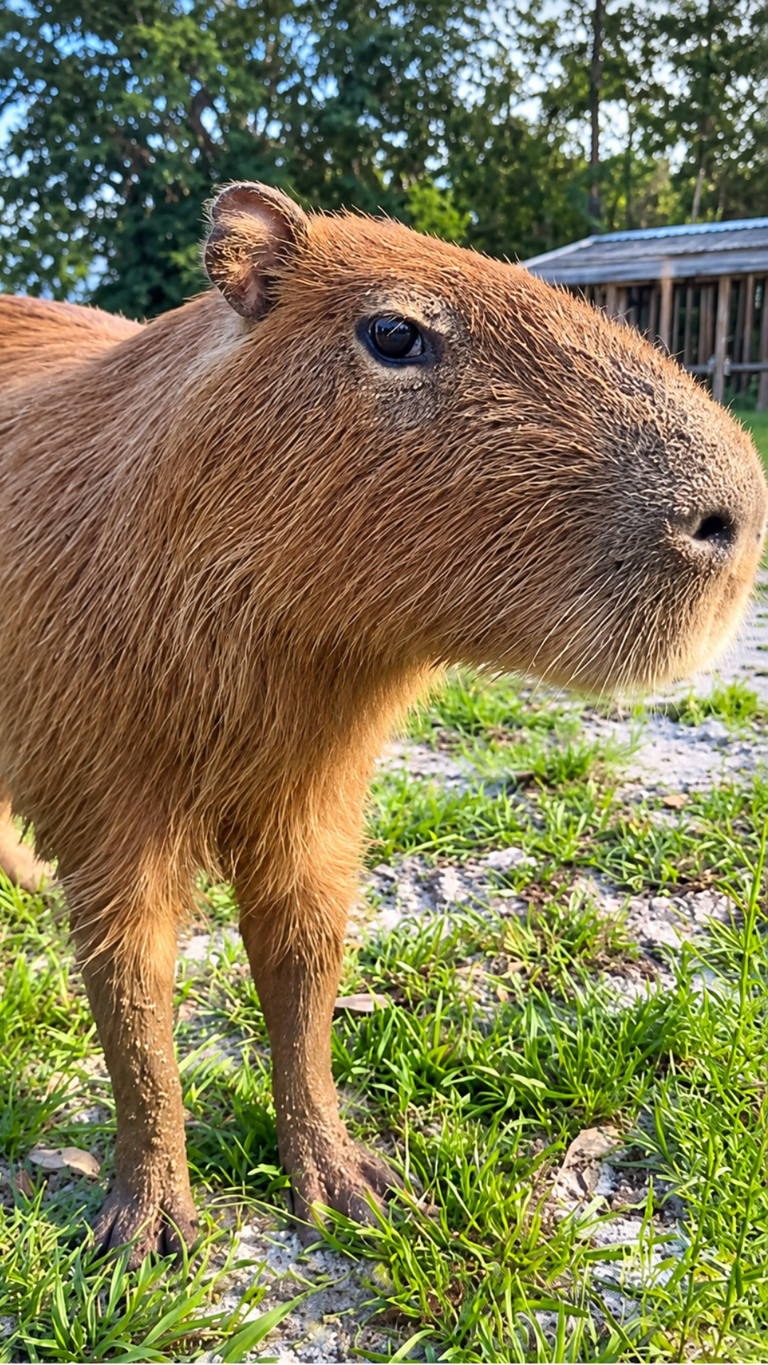 Understanding capybara grooming habits after mud baths