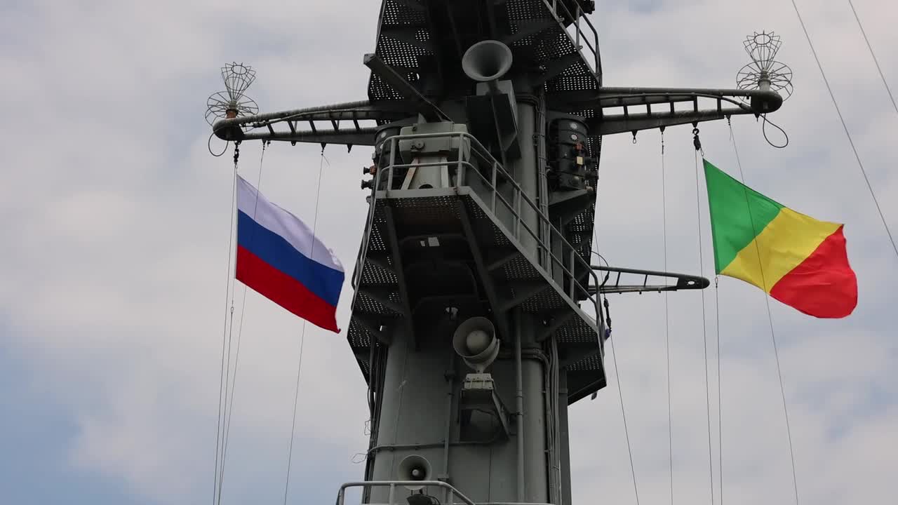 Russian Navy vessel arrives in Republic of Congo