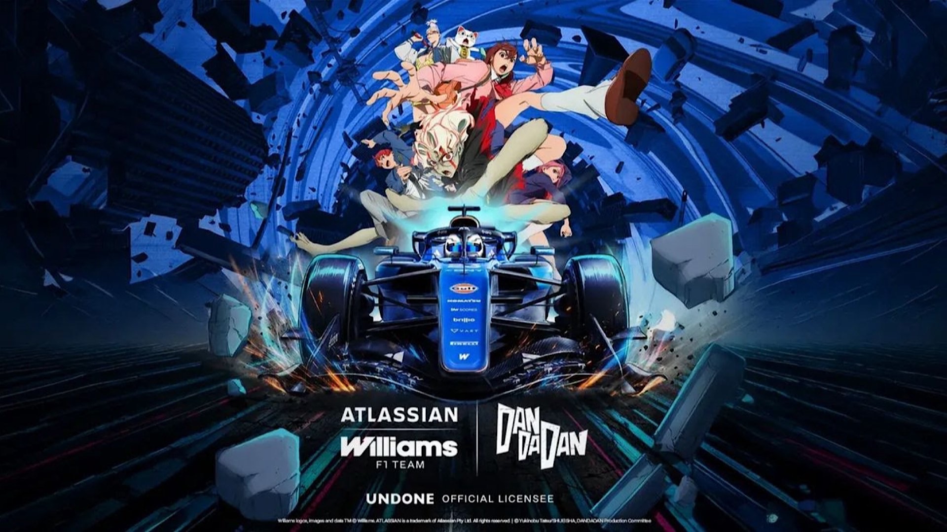 Atlassian Williams Racing × DANDADAN: a Lucca Comics & Games il debutto ...