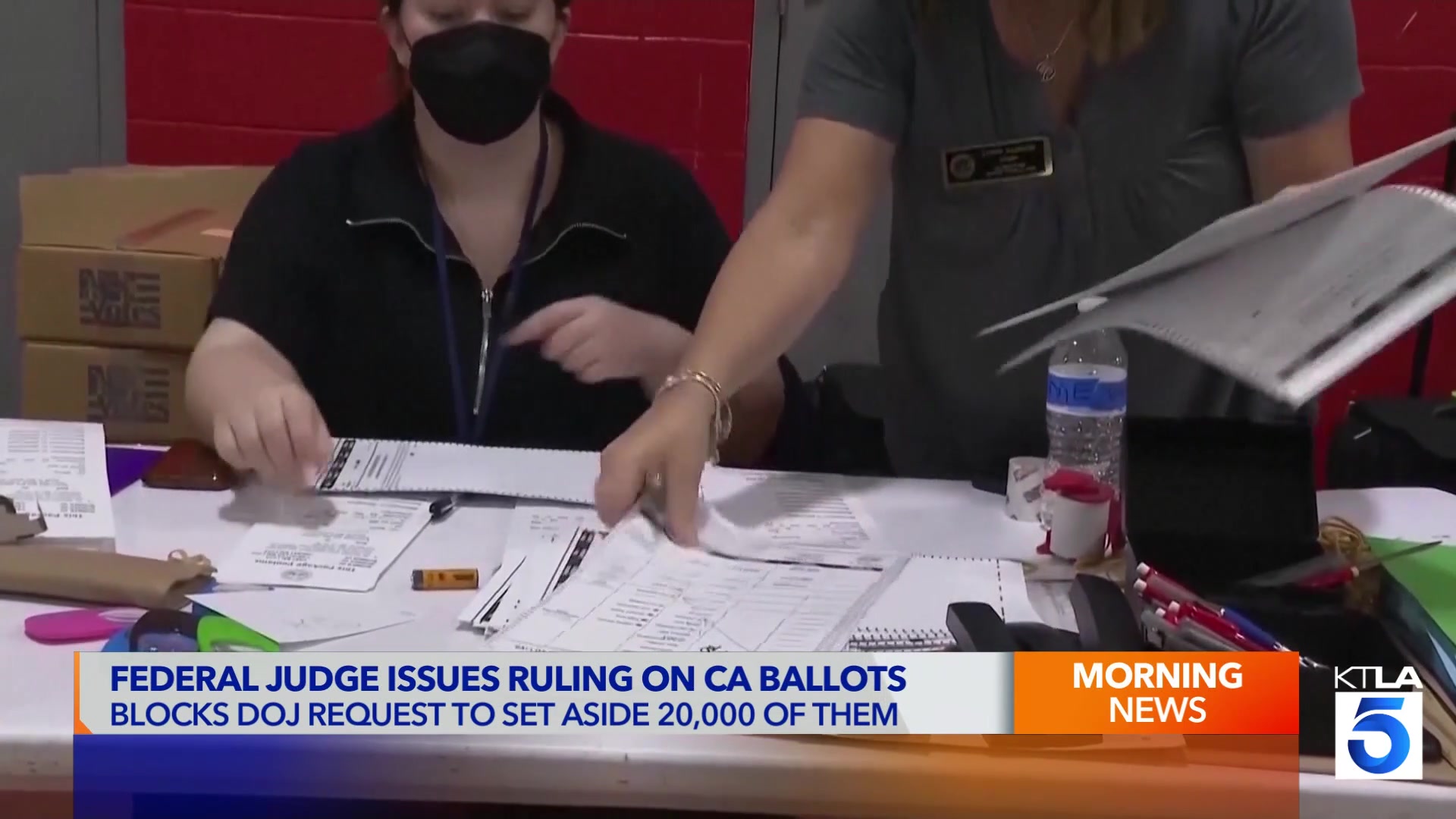 Trump admin request to block 20K ballots denied by federal judge