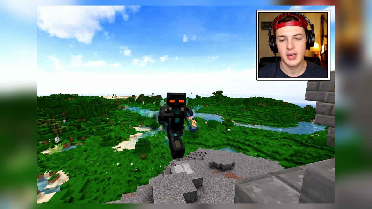 Infinity armor and sword in Minecraft's Avaritia mod