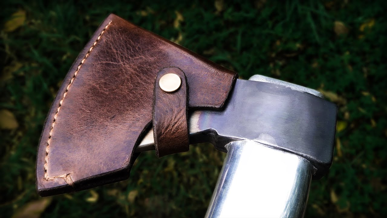 Leather axe sheath | Easy DIY