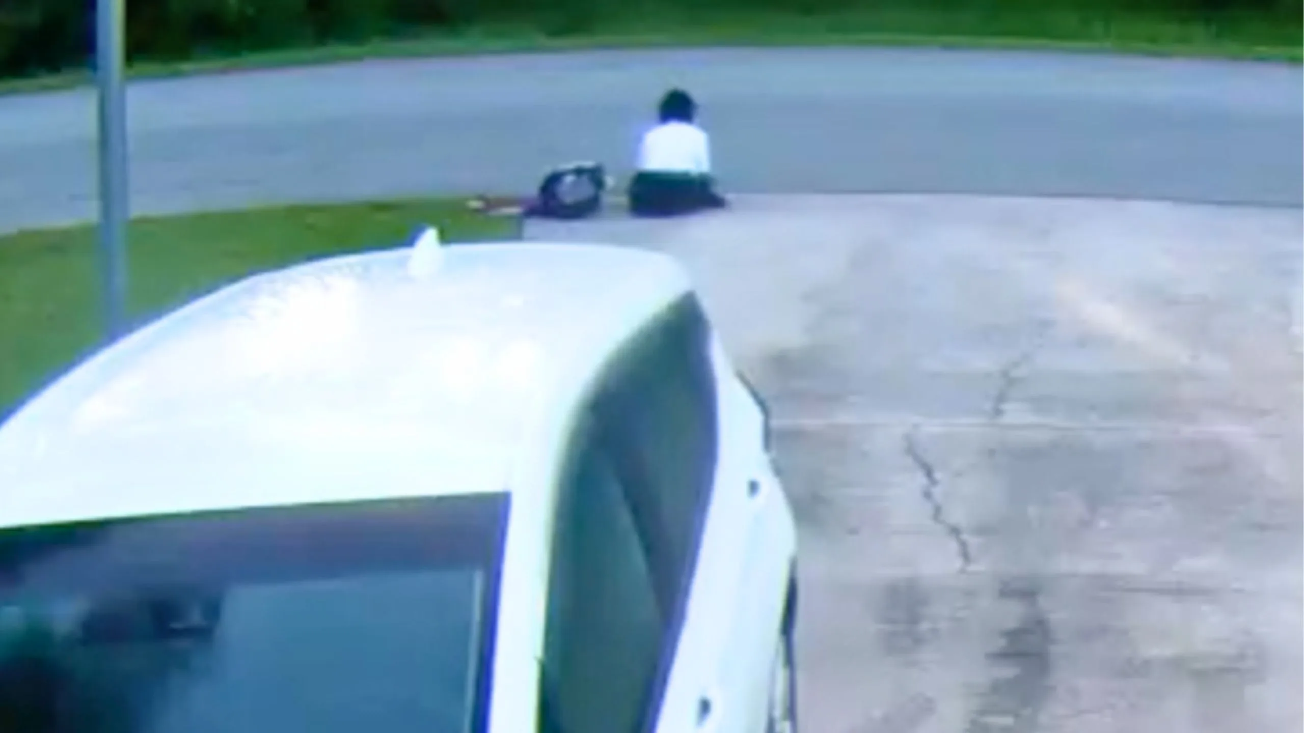 Girl sets off couple’s security camera alert by using driveway to catch ...