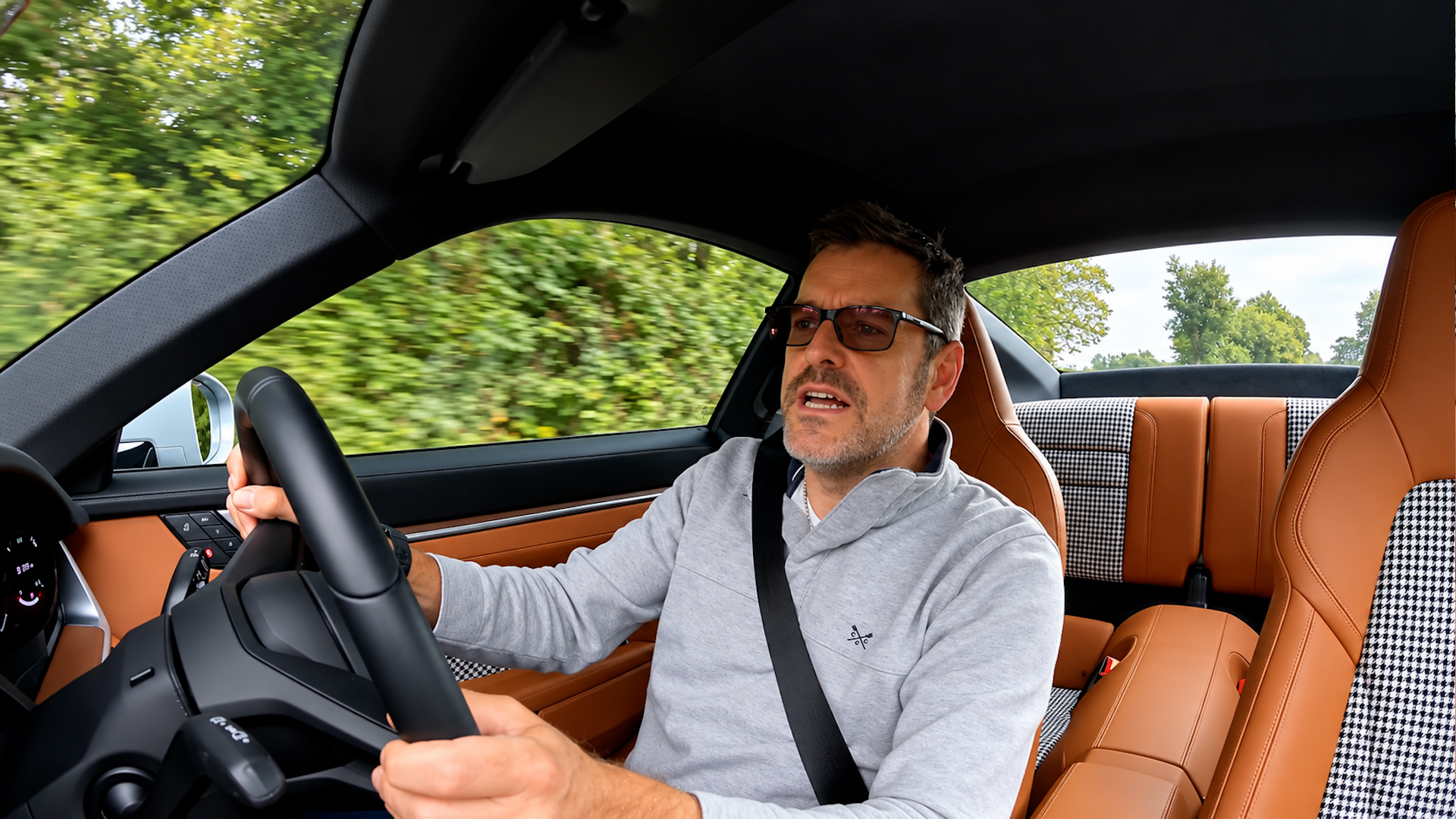 Driving the rear-wheel drive Porsche 911 Sport Classic