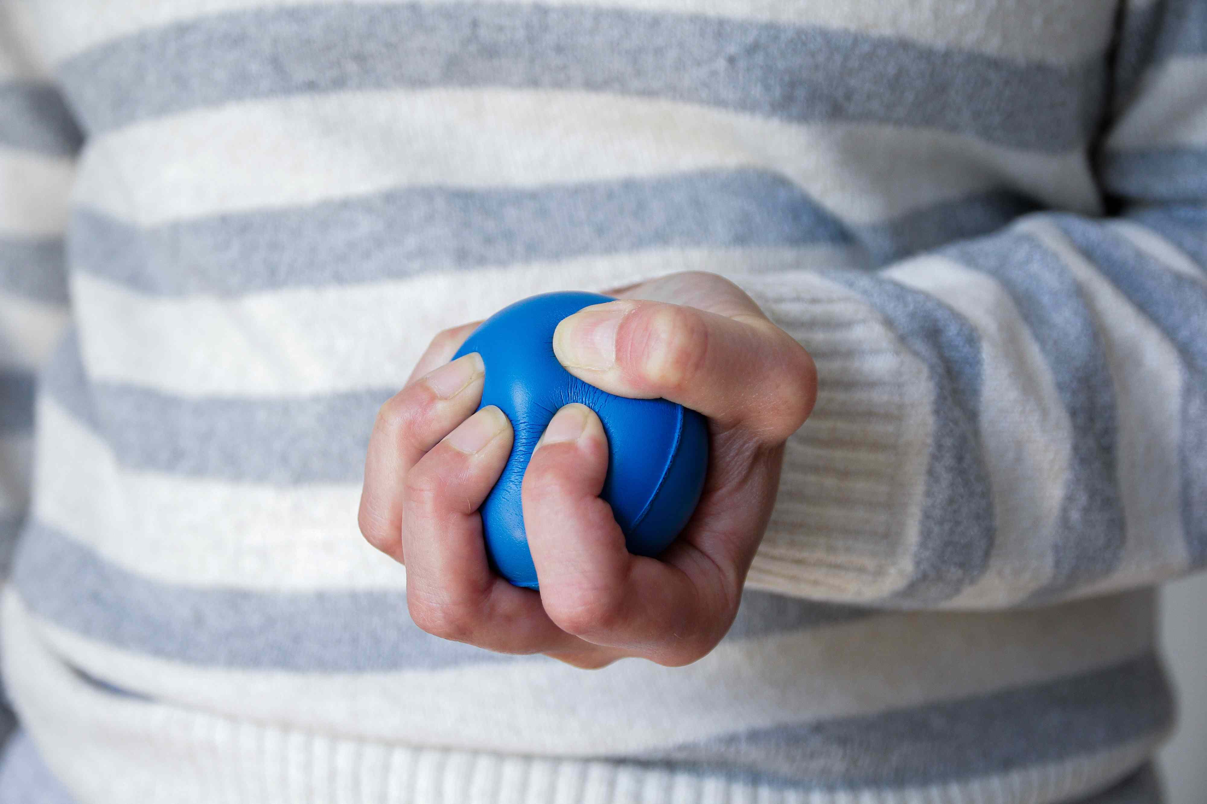 Squeezing a towel or stress ball for 2 minutes could lower your blood ...