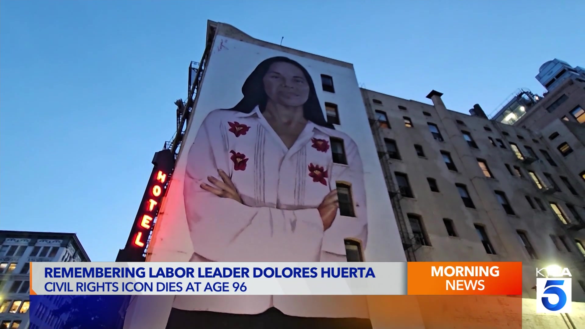 LA mourns civil rights icon Dolores Huerta, dead at 96