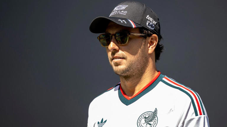 Sergio Perez reveals special helmet design for 300th F1 Grand Prix at ...