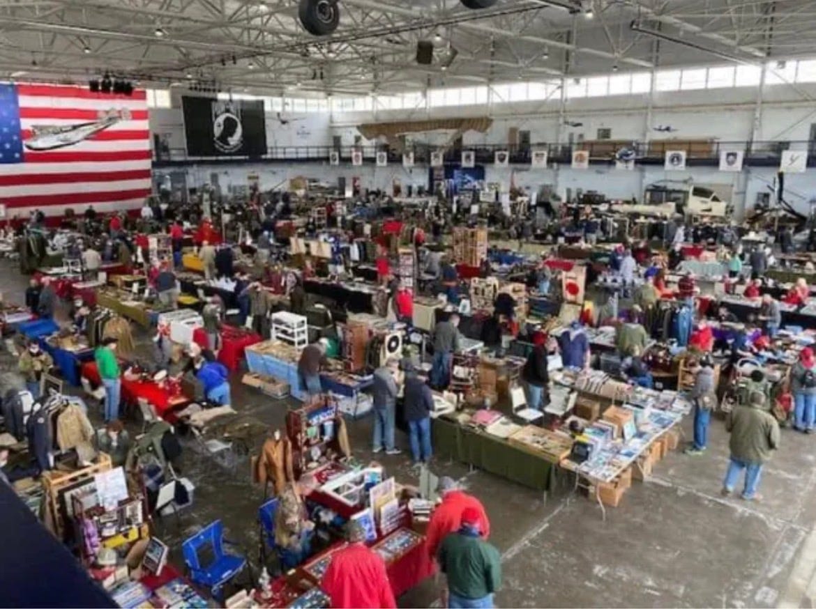 MAPS collectibles show features archaeology display