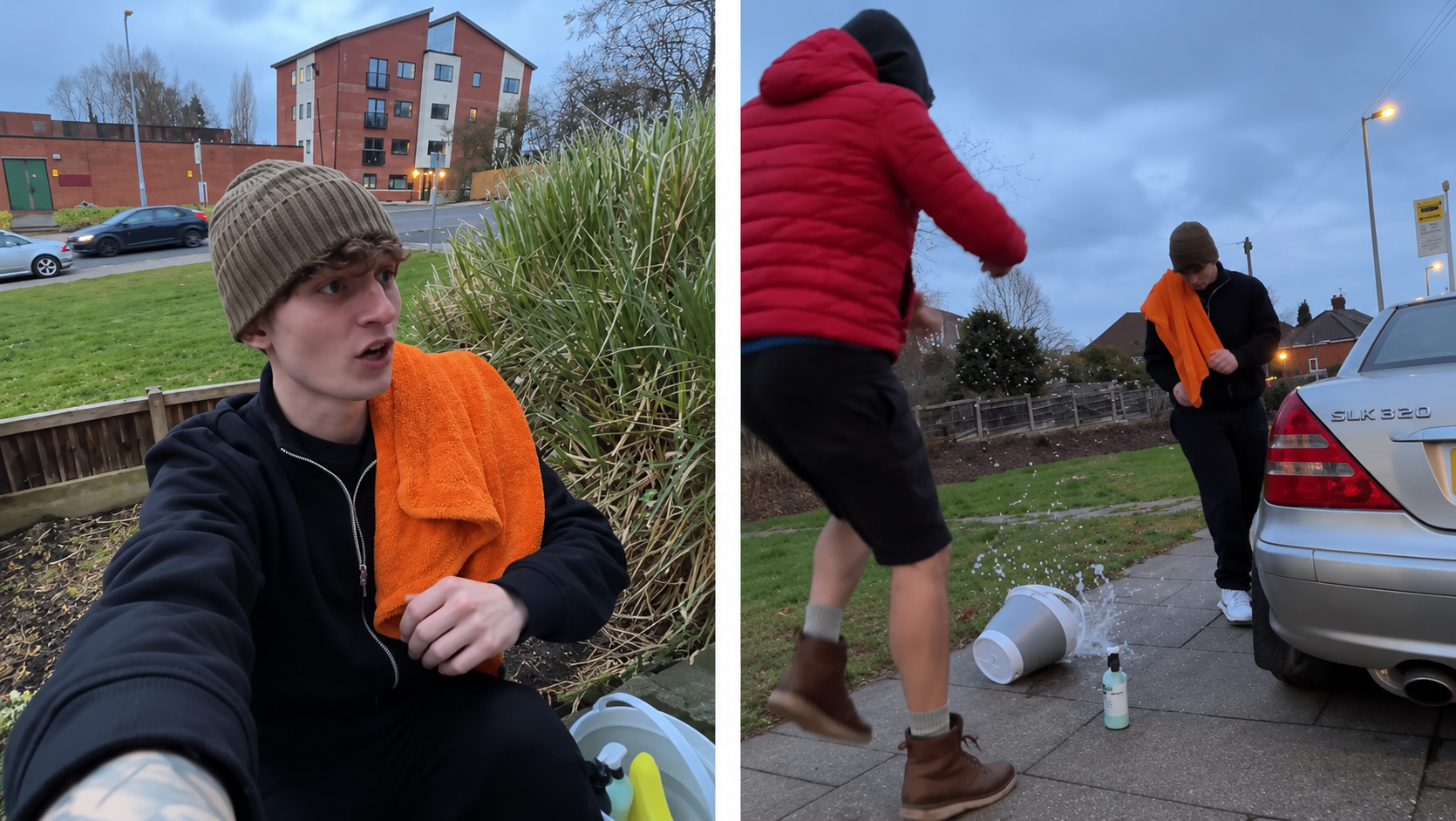 Man starts cleaning a stranger's car without permission - then faces an ...