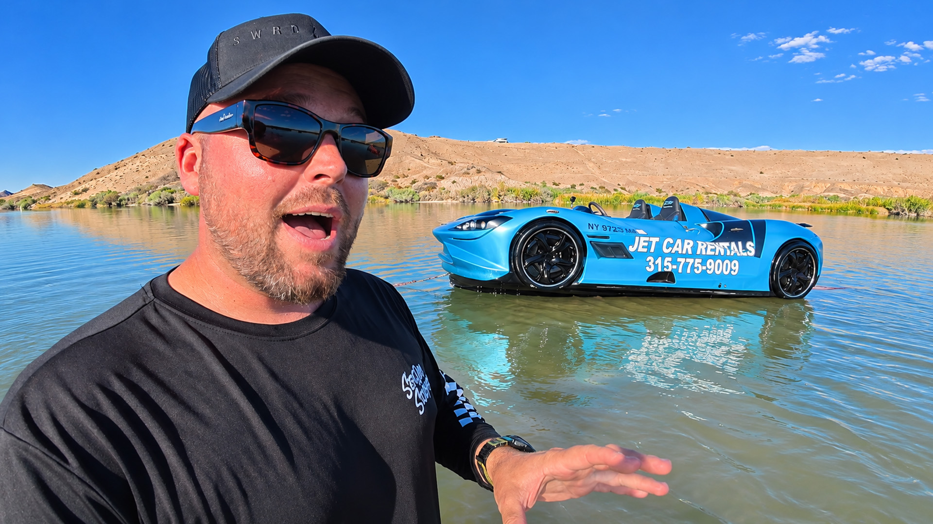 See what it’s like to drive sports cars built for the water