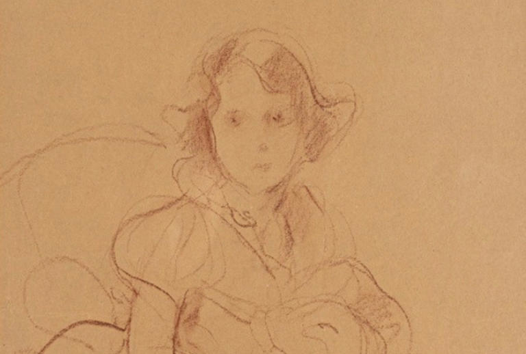 Sketch of Queen Elizabeth II aged six sells for £8,700