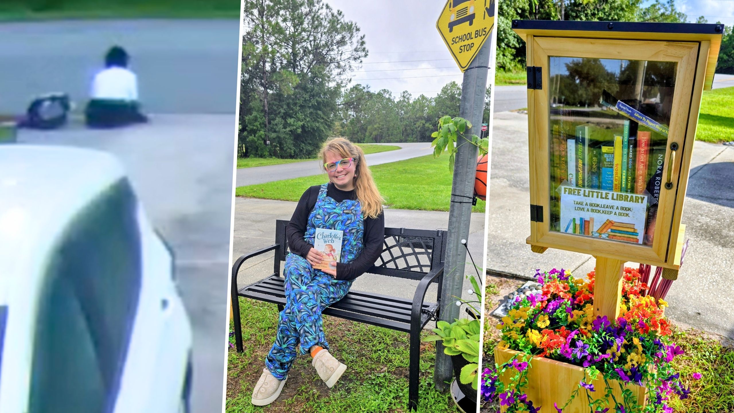 Couple Create Bus Stop For School Kid Who Uses Driveway To Catch Bus ...