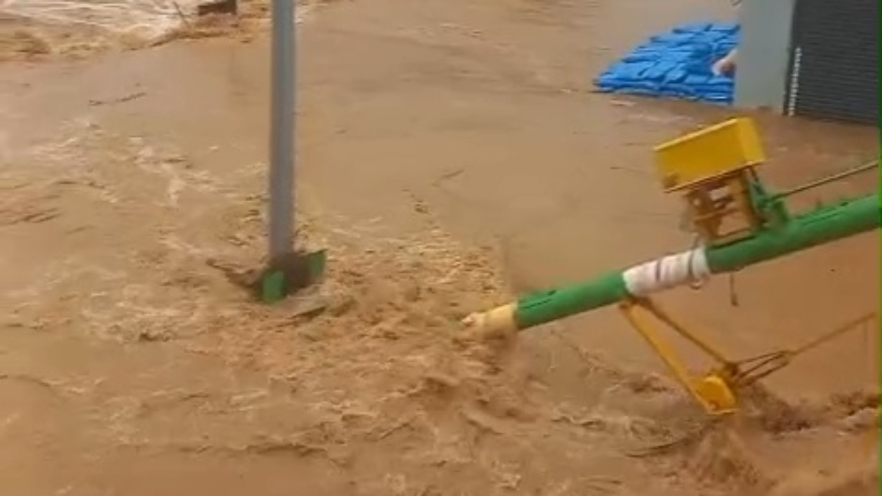 Floodwaters surge through Sakarya at high speed