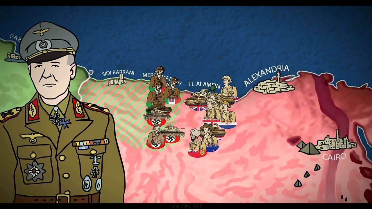 How Rommel’s counterattack pushed the British Eighth Army back