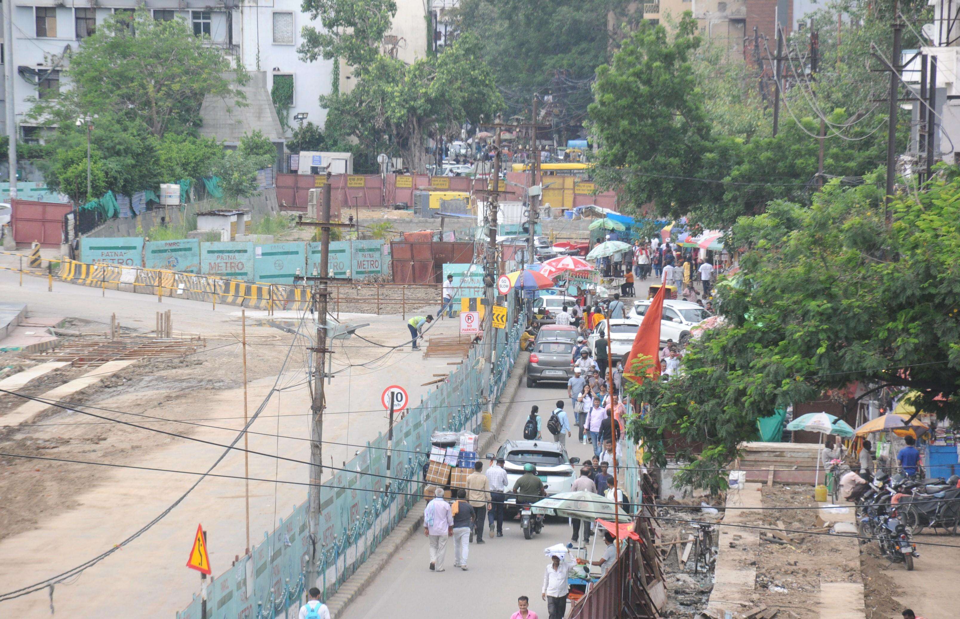 Patna JN metro station work advances with D-wall construction