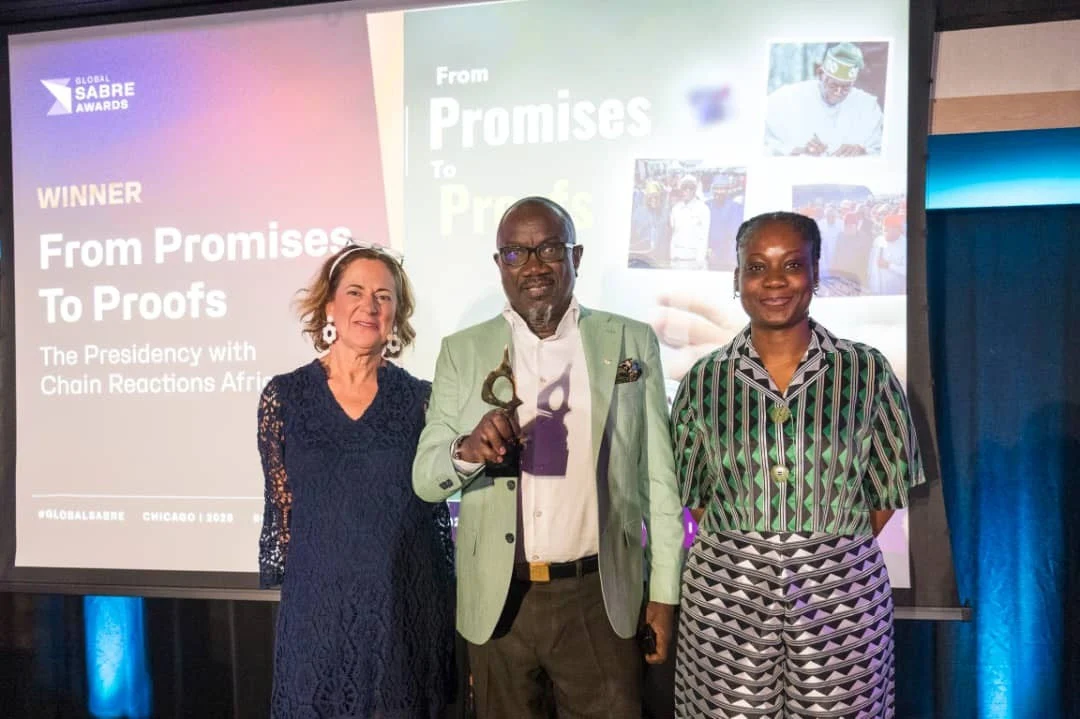 Chain Reactions Africa receives global SABRE award for 'From promises ...
