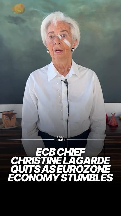 ECB chief Christine Lagarde quits as eurozone economy stumbles