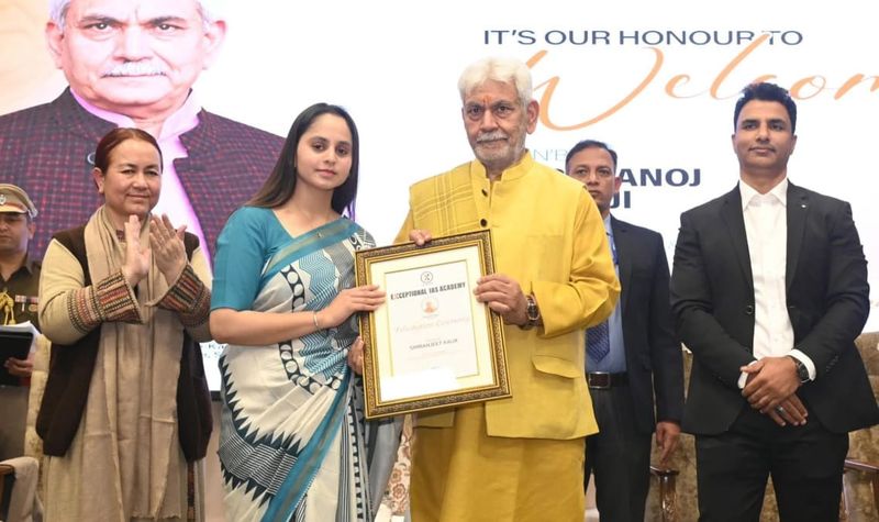 LG felicitates UPSC 2025 and JKAS 2024 successful candidates; calls ...
