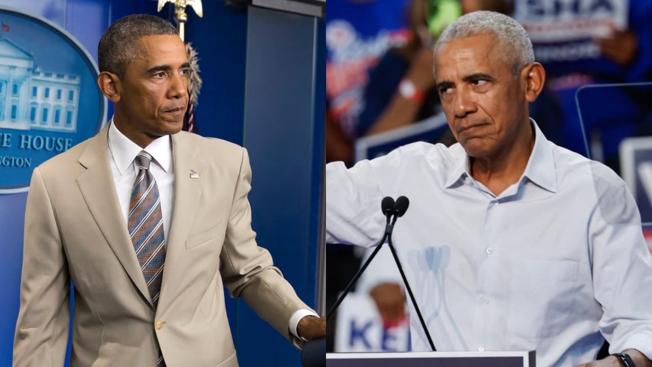 'I know I looked good': Barack Obama mocks infamous 2014 tan suit ...