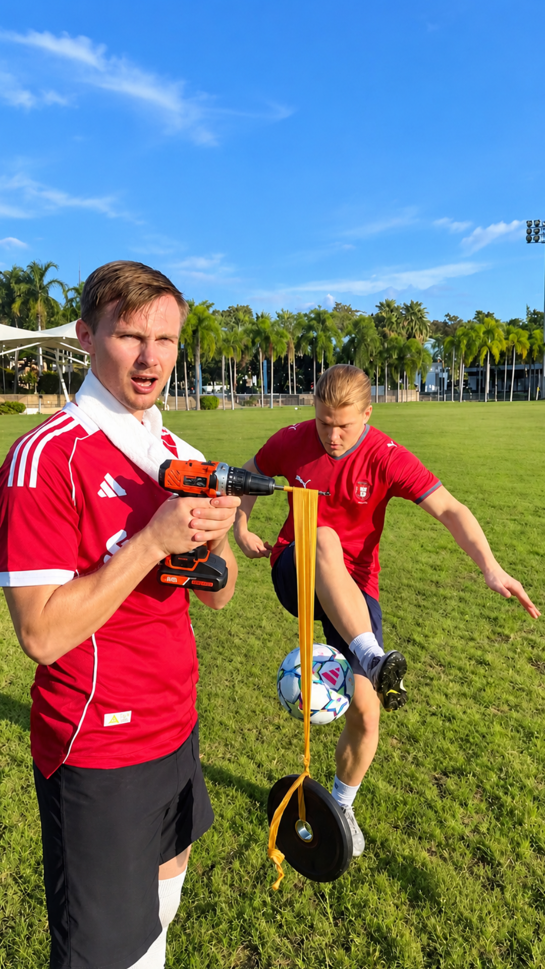 Football speed challenge puts players to the test