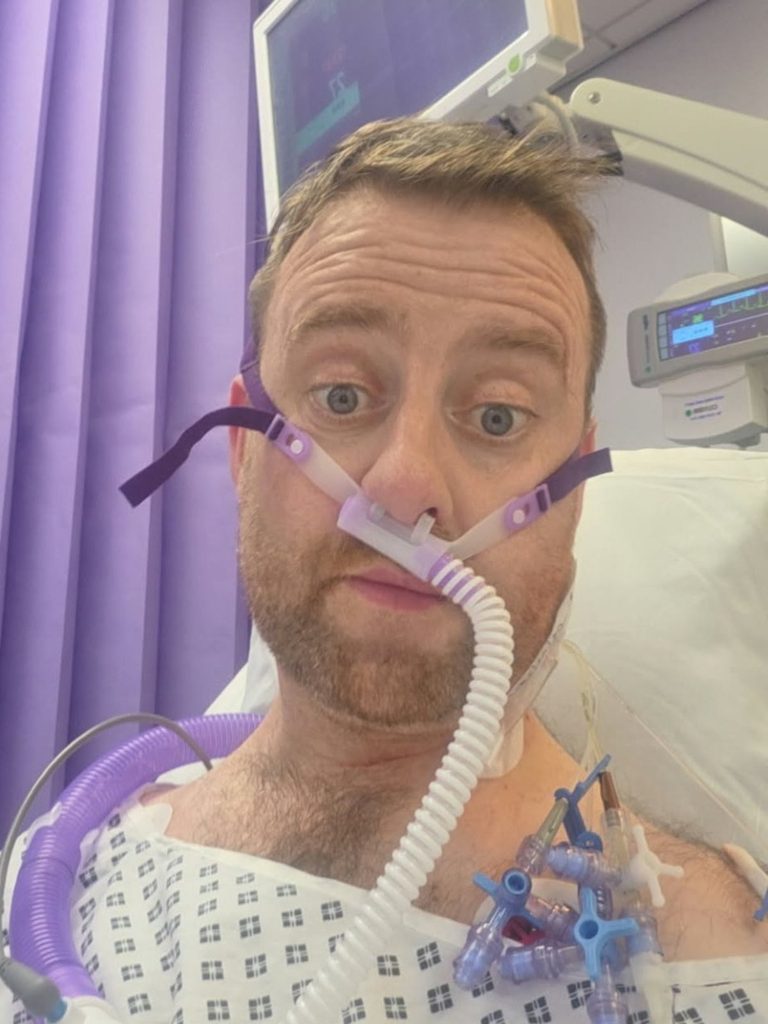 Dad fighting for life after toothache turns into deadly infection