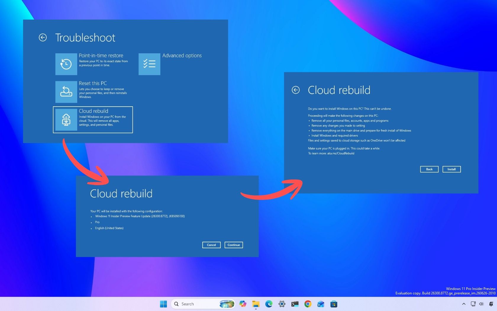 Microsoft rolls out Cloud Rebuild for Windows 11 recovery
