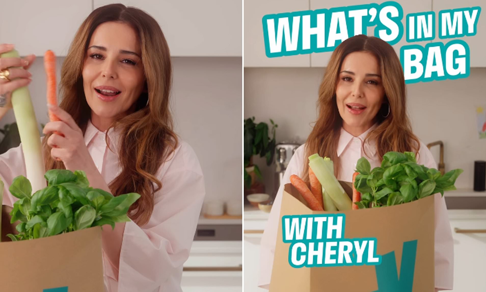 Cheryl is widely mocked for confusing a leek with a spring onion in ...