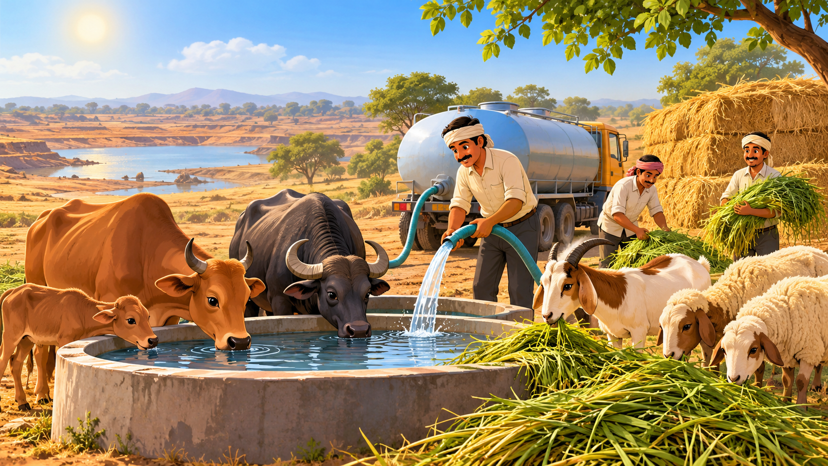 Gondia readies plan for livestock’s daily need of 1.12 crore litres of ...