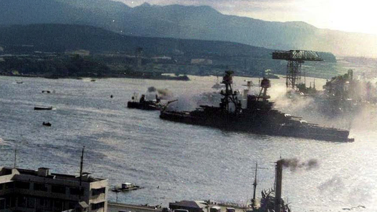 USS Nevada survived the 1946 Bikini Atoll atomic test, then sank in 1948