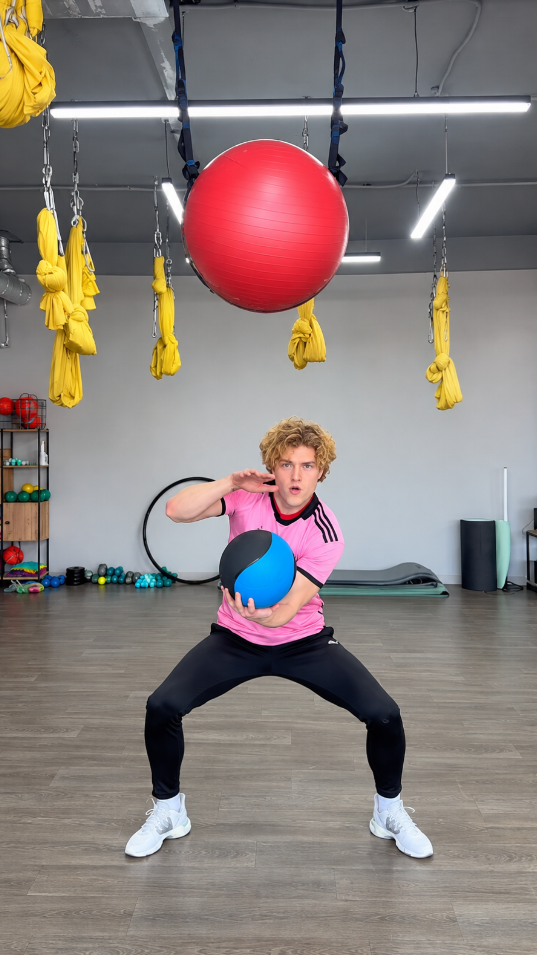 Ball toss game puts participants' aiming skills to the test
