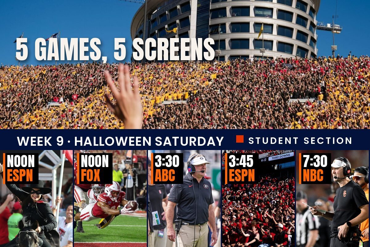 Week 9 college football viewing guide: Five games worth your time on ...