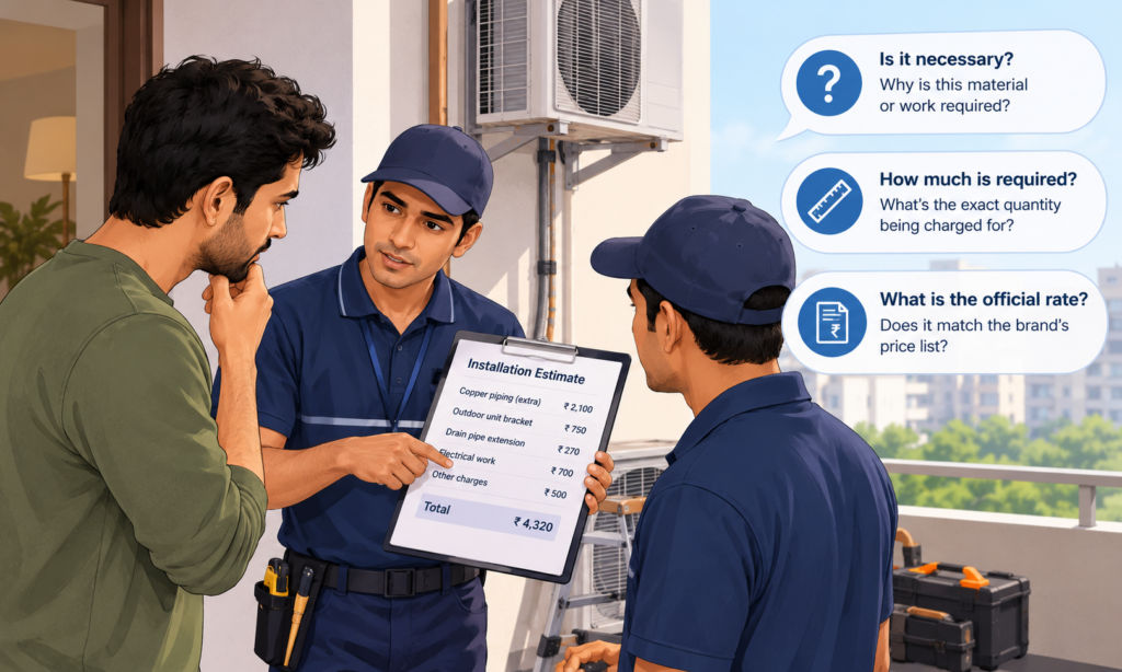 Bought an AC with free installation? Your final bill could be higher ...