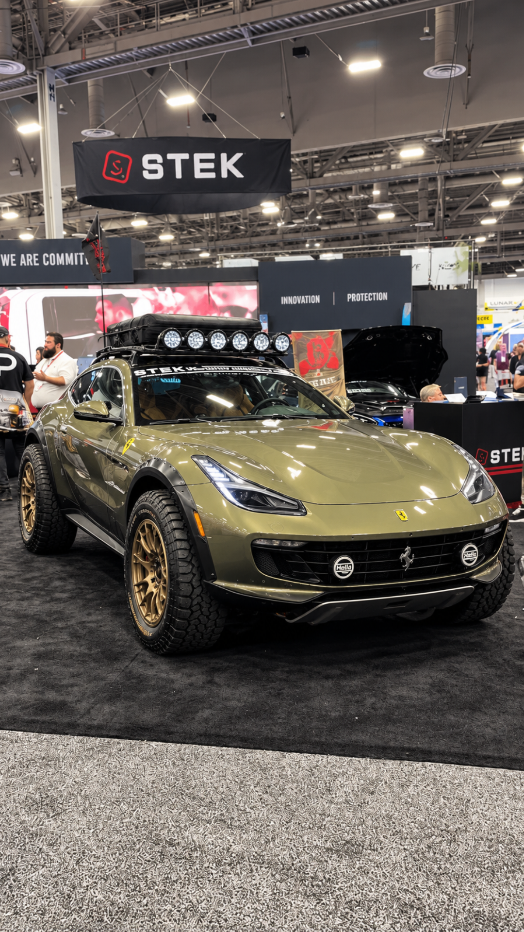 Ferrari receives off road modifications from GlasWerks