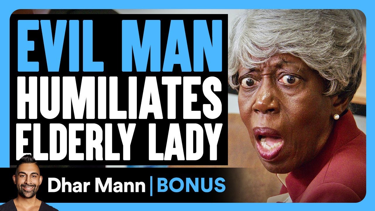 Rude man shames elderly assistant | Dhar Mann bonus!
