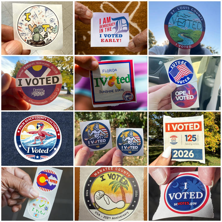'I voted' stickers are the ultimate Election Day ritual