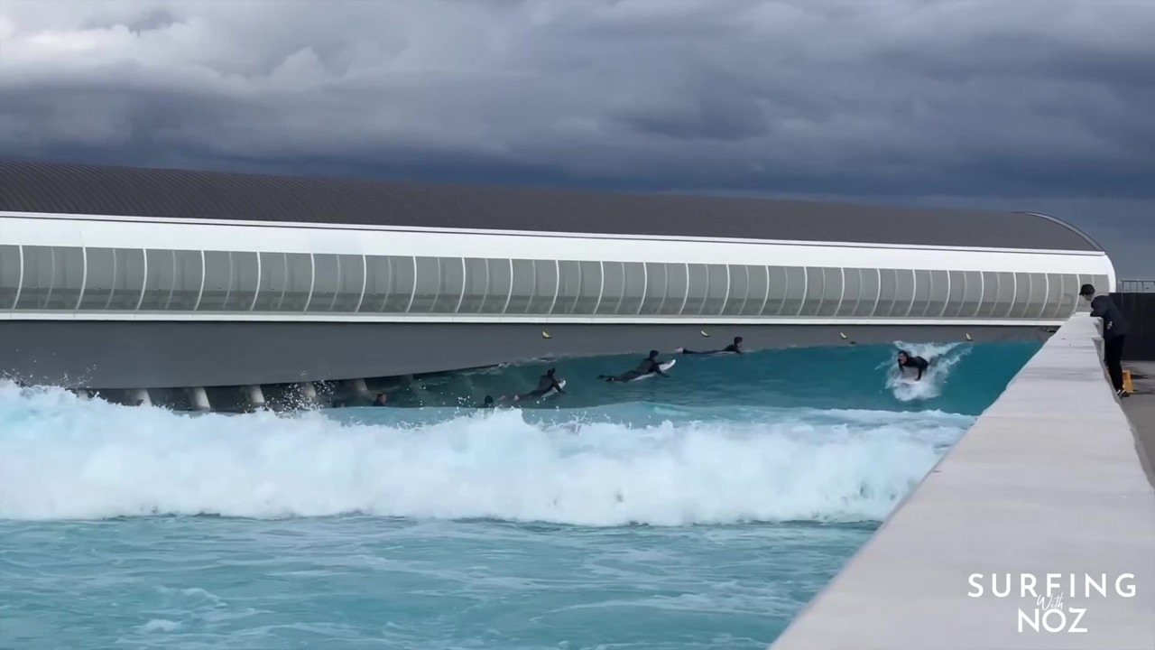 Cold water affects Noz's surfing at URBNSURF Melbourne