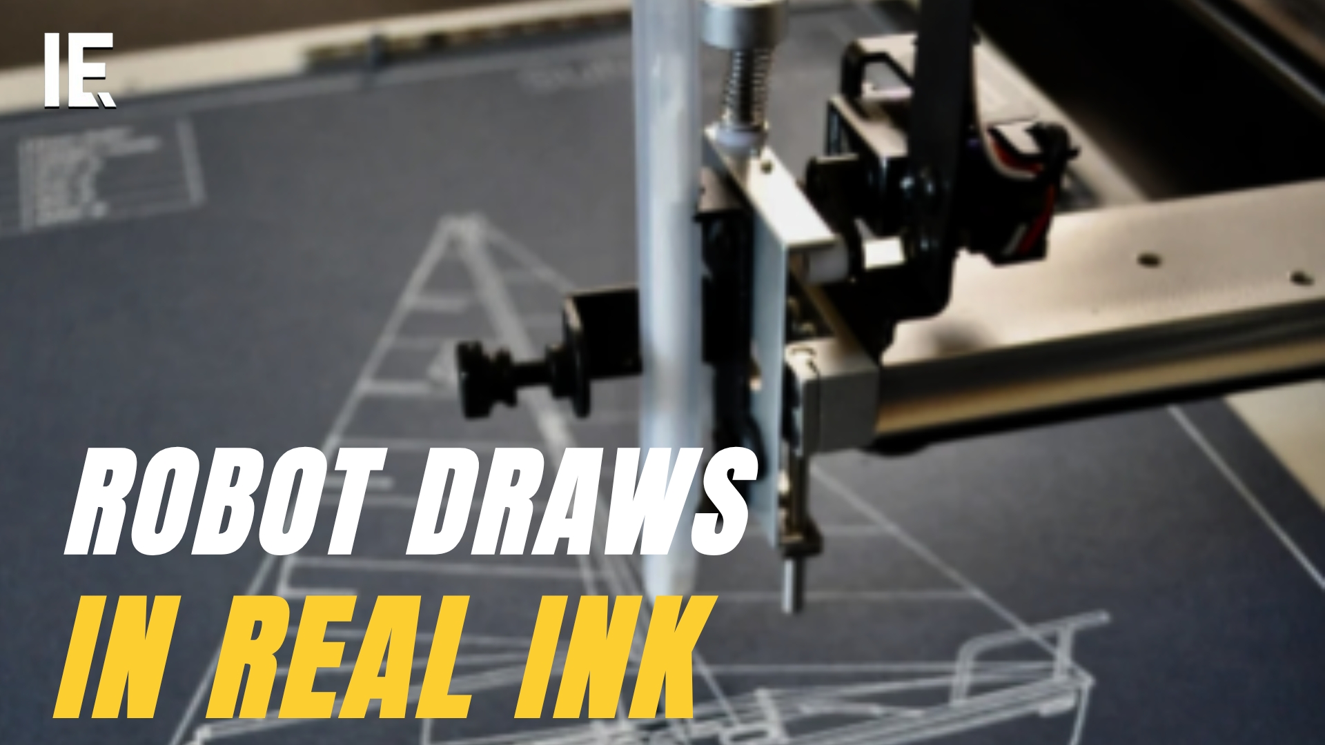 This machine draws blueprints with a real pen, not a printer