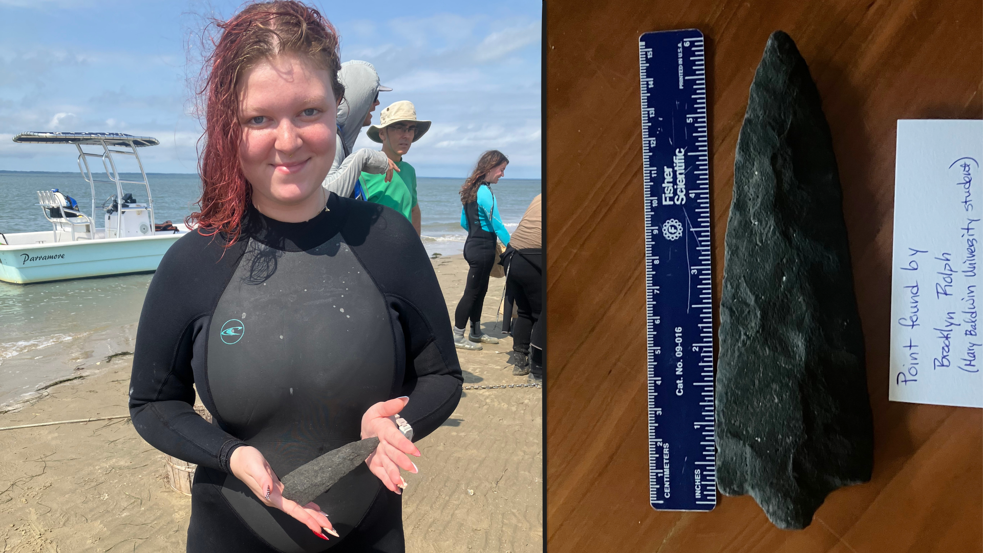 Virginia college student unexpectedly discovers 4,500-year-old spear crafted by Native Americans