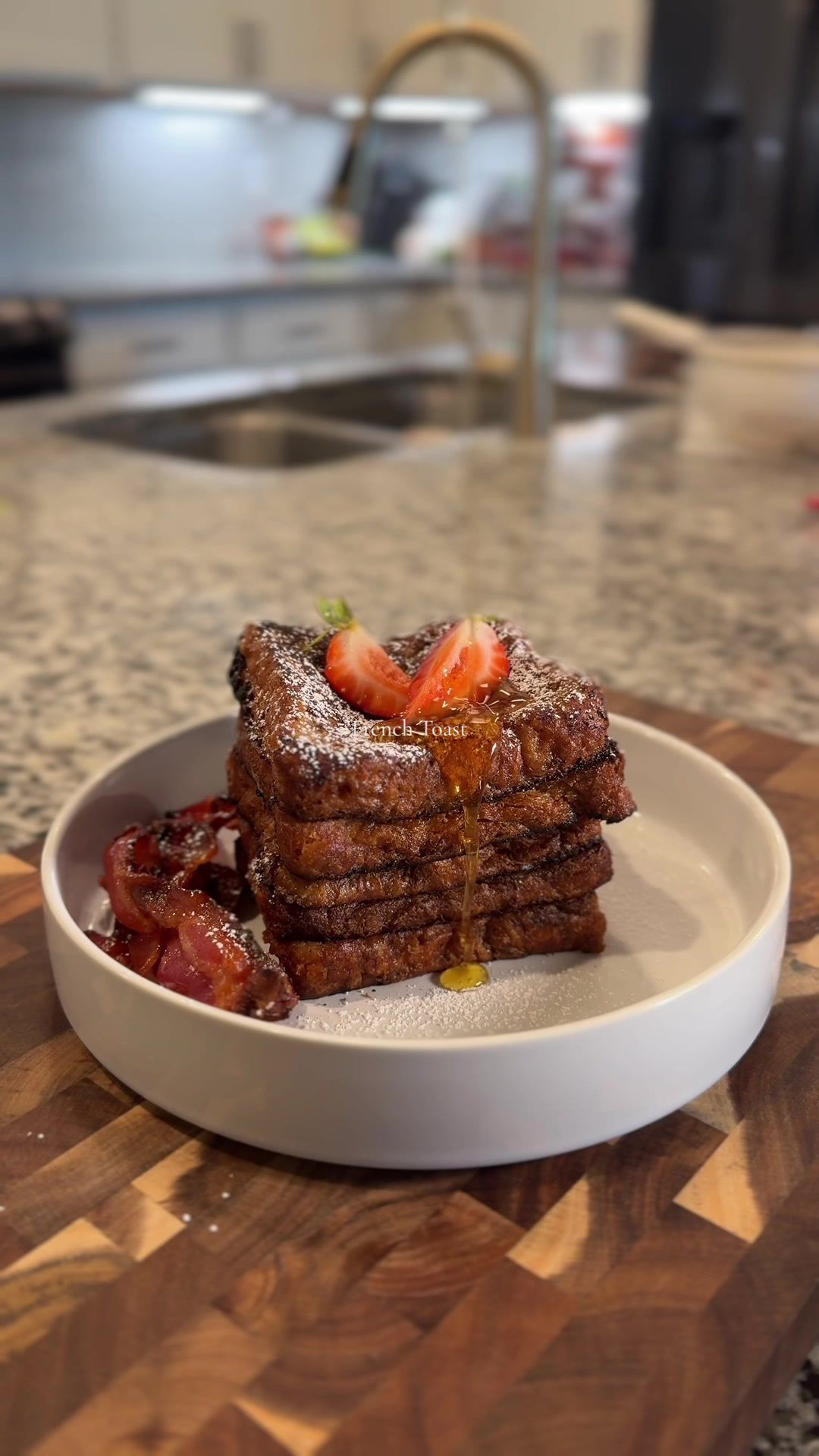 Croissant bread French toast recipe for a delicious breakfast